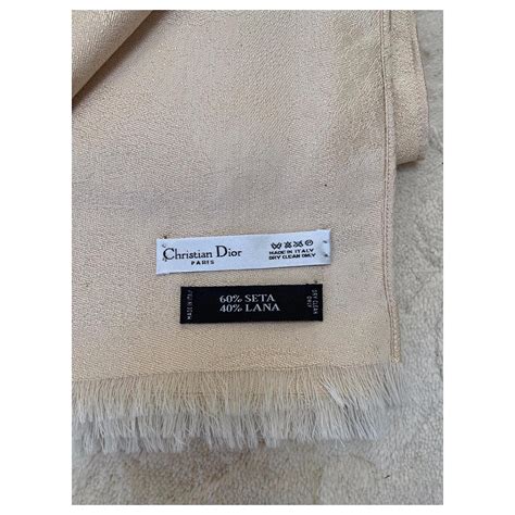 beige dior scarf|dior silk scarf.